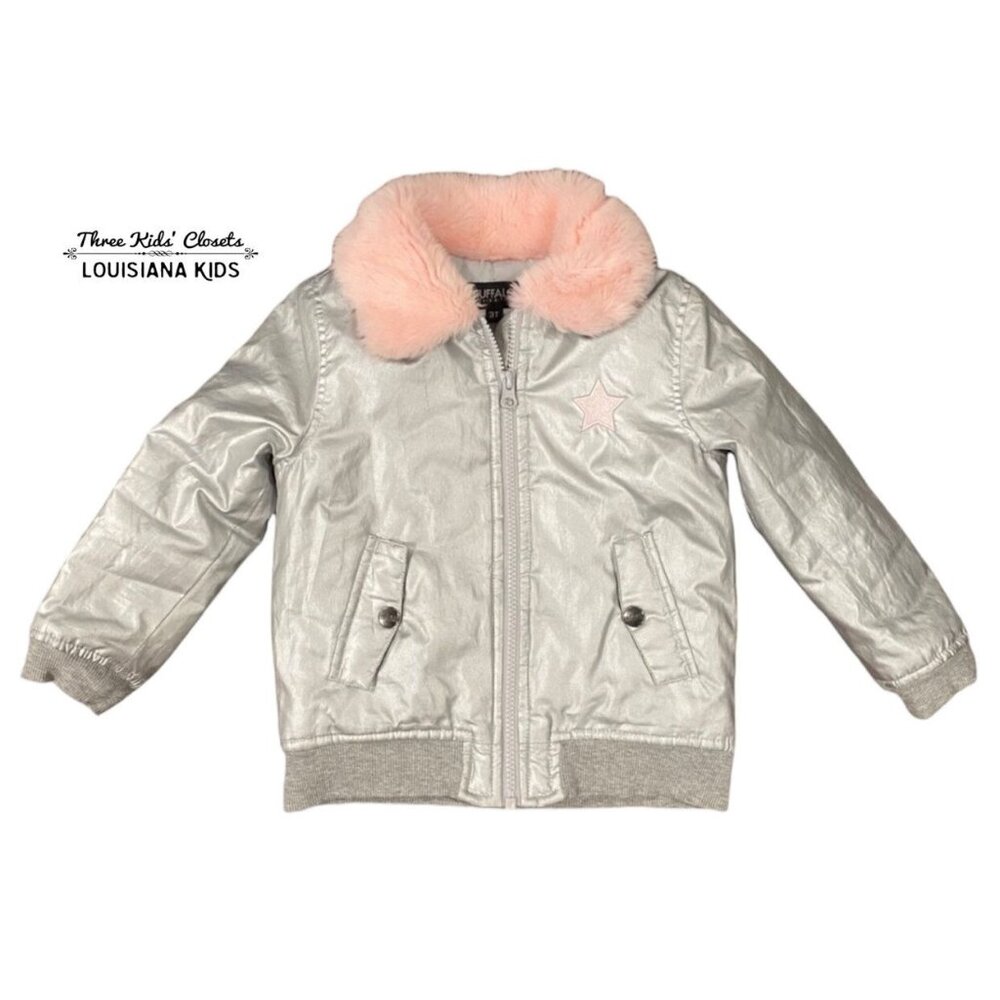Buffalo By David Bitton 3T Silver & Pink Star Jacket